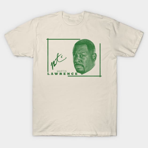 martin lawrence with-signature T-Shirt by Loreatees